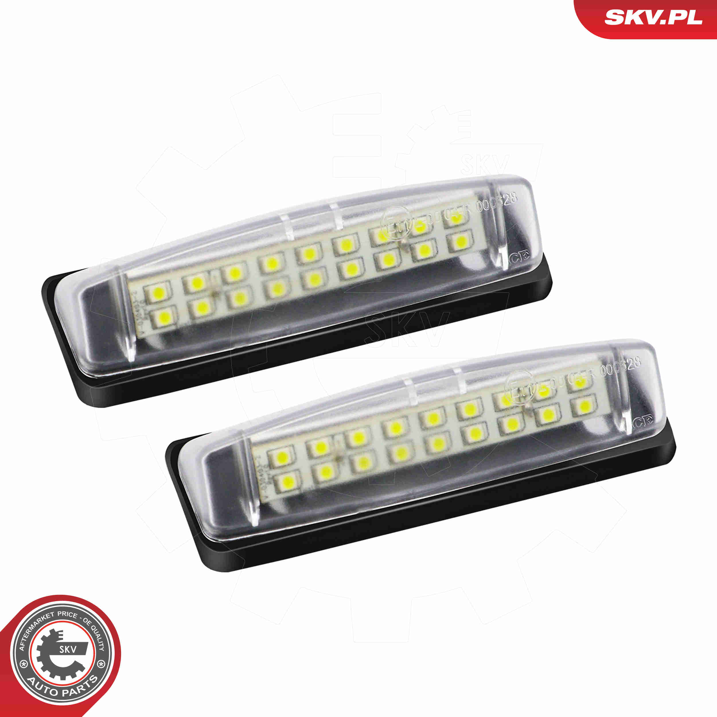 Luces de matrícula ESEN SKV 72SKV574