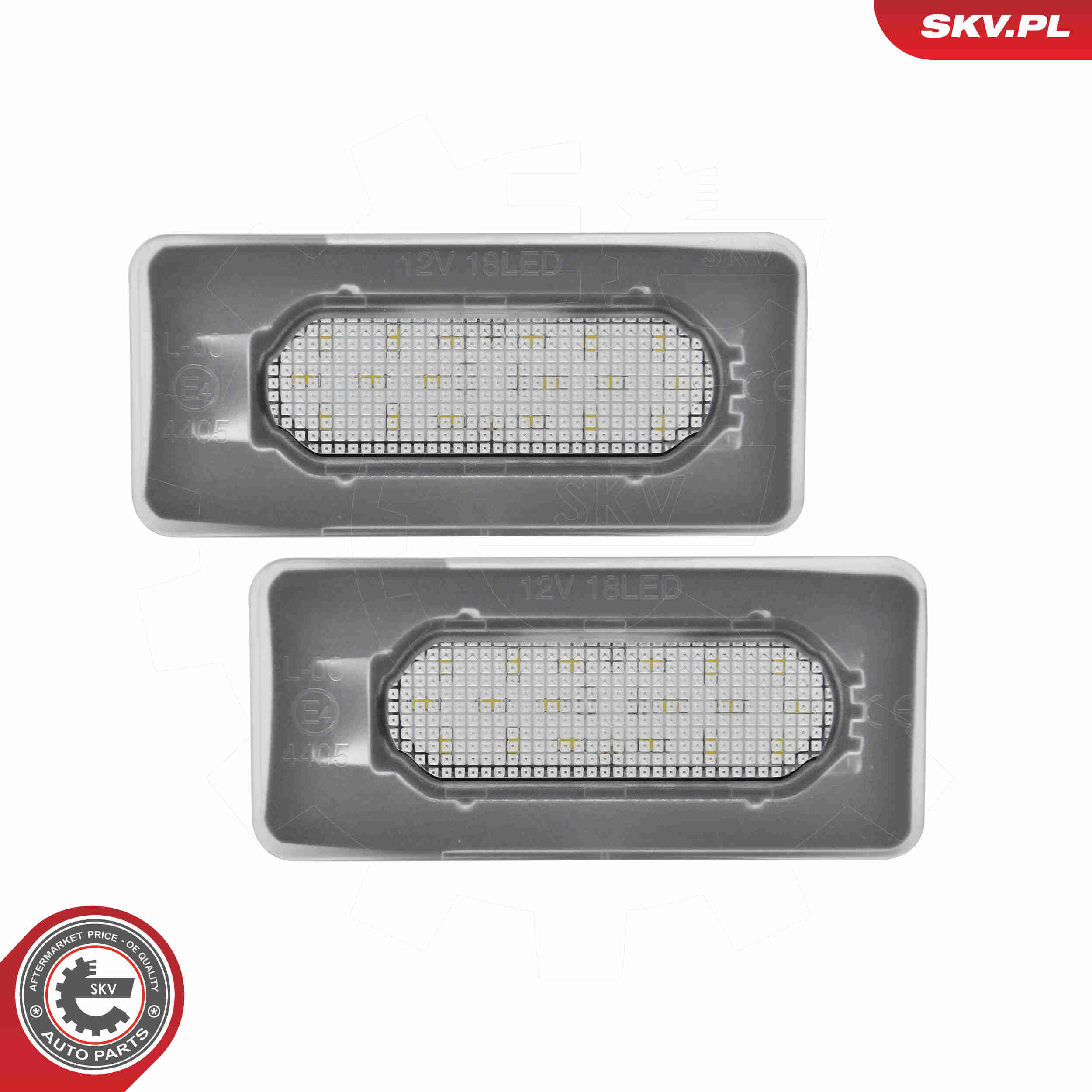 Luces de matrícula ESEN SKV 72SKV576