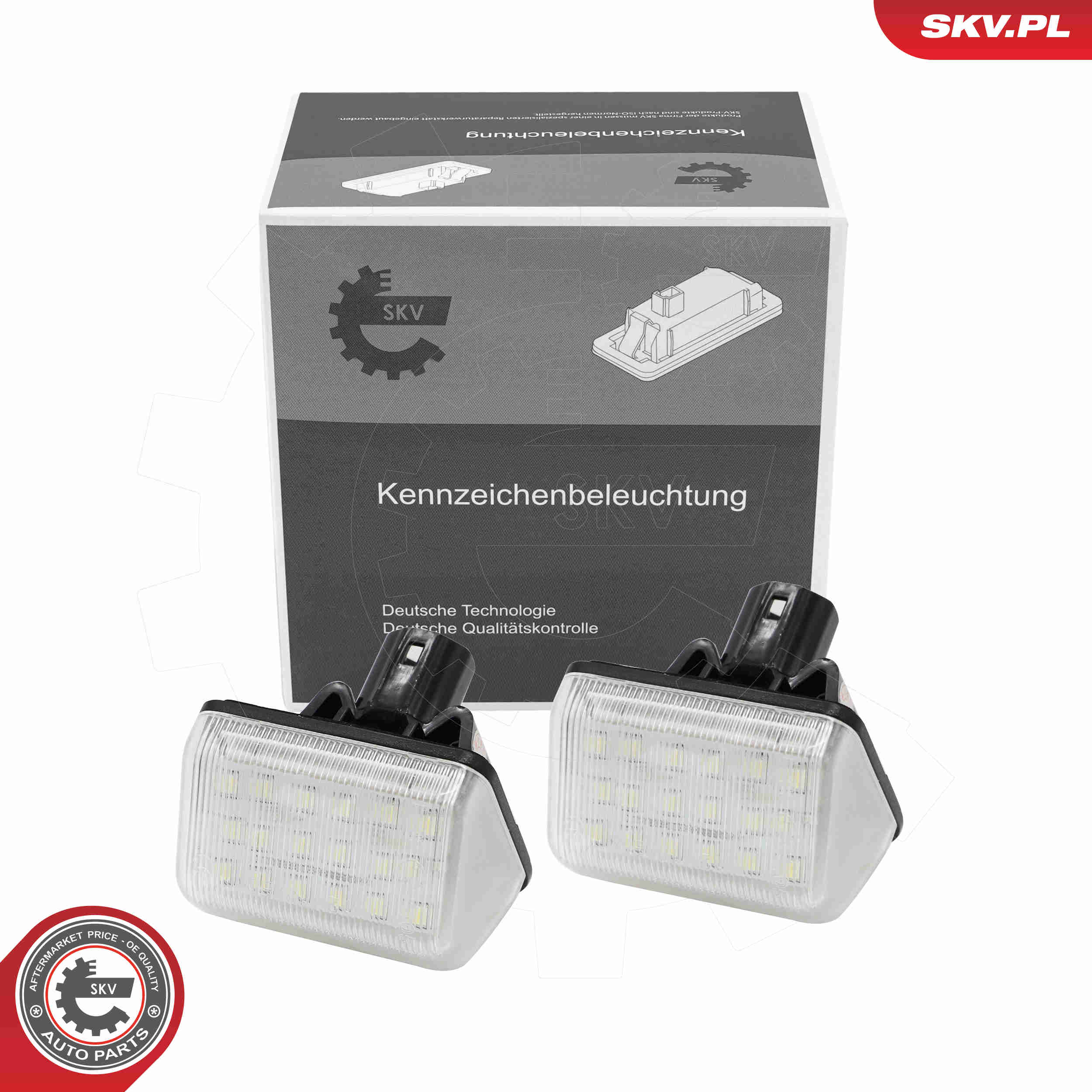 Licence Plate Light ESEN SKV 72SKV582