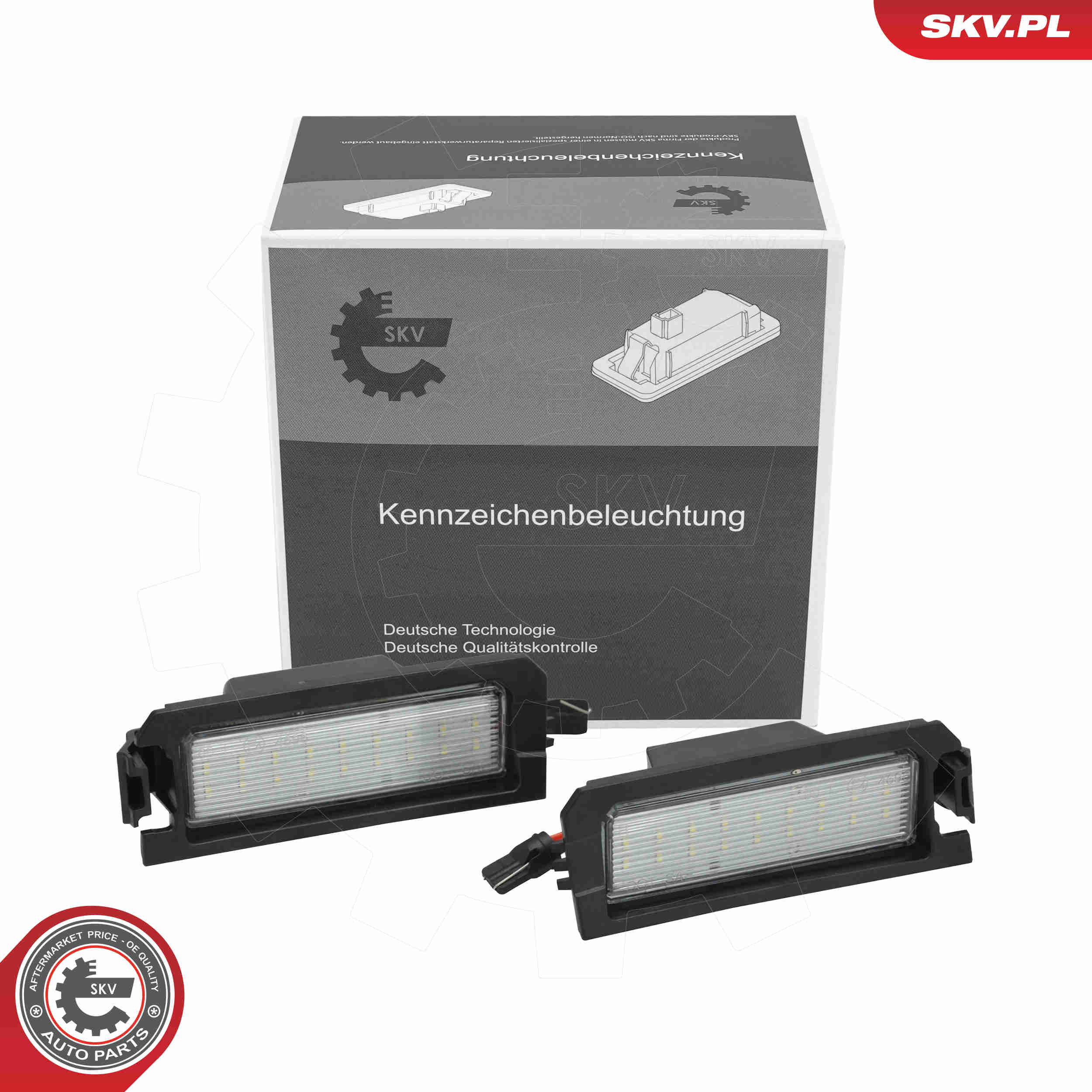 Luces de matrícula ESEN SKV 72SKV603