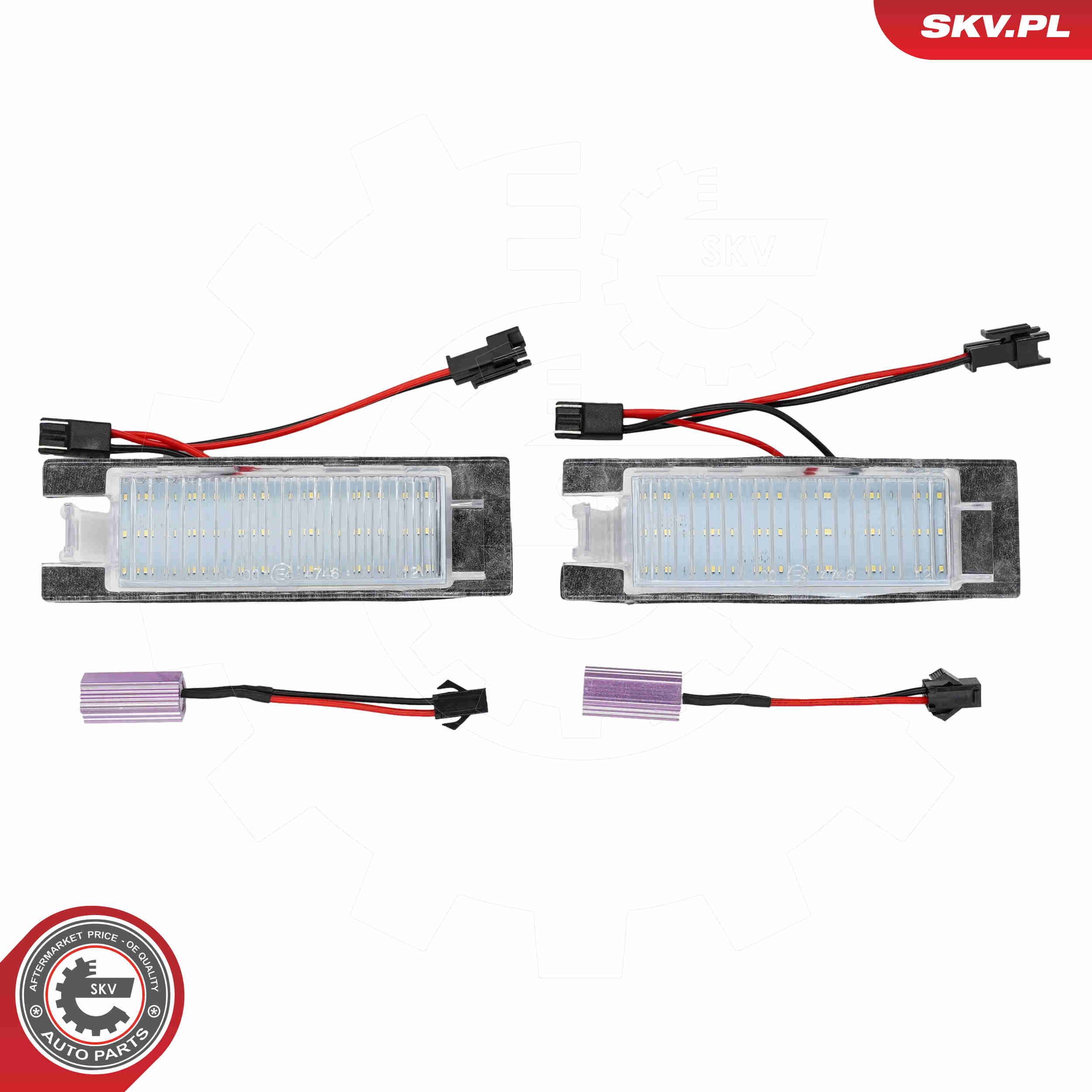 Luces de matrícula ESEN SKV 72SKV615