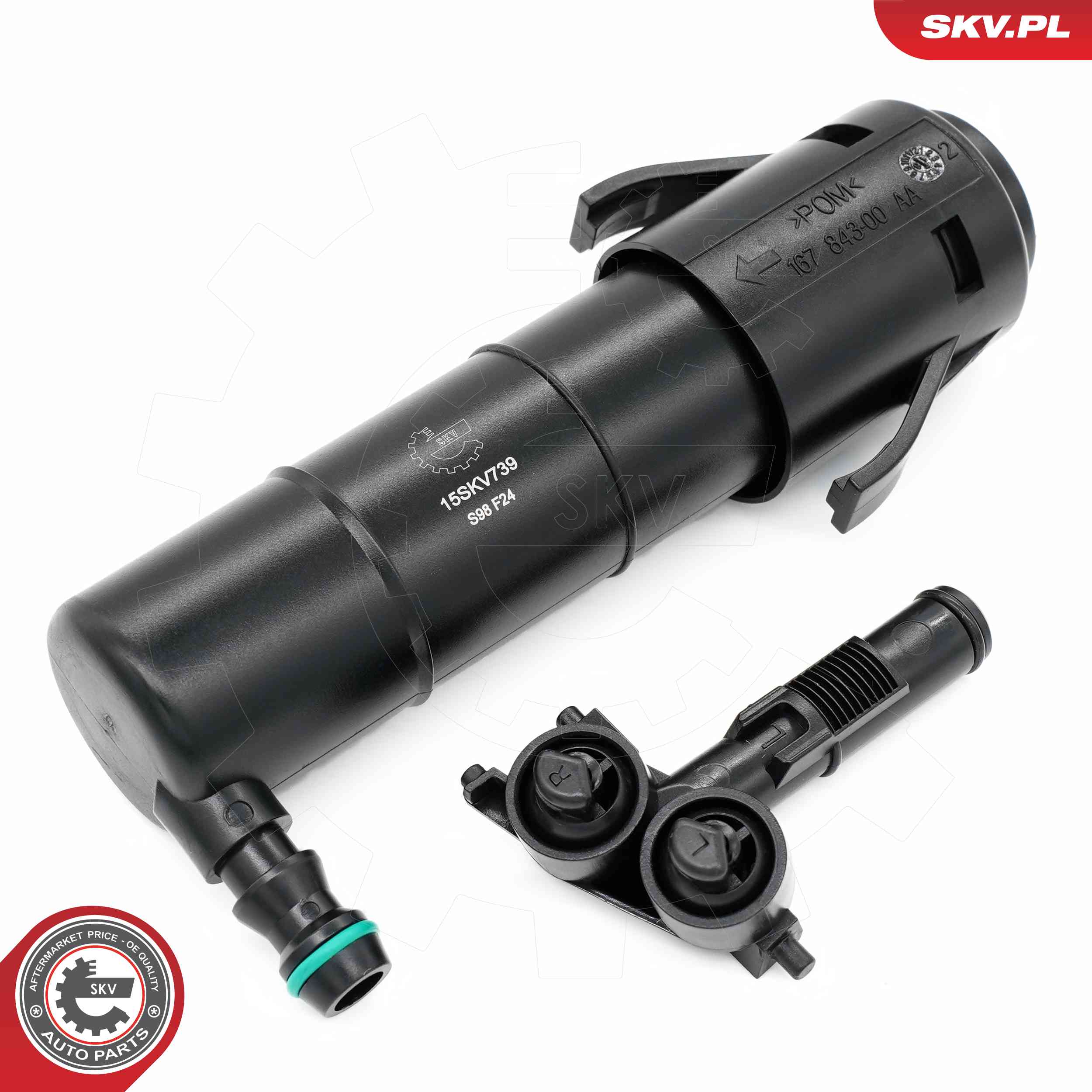 Tobera de agua regadora, lavado de faros ESEN SKV 15SKV739