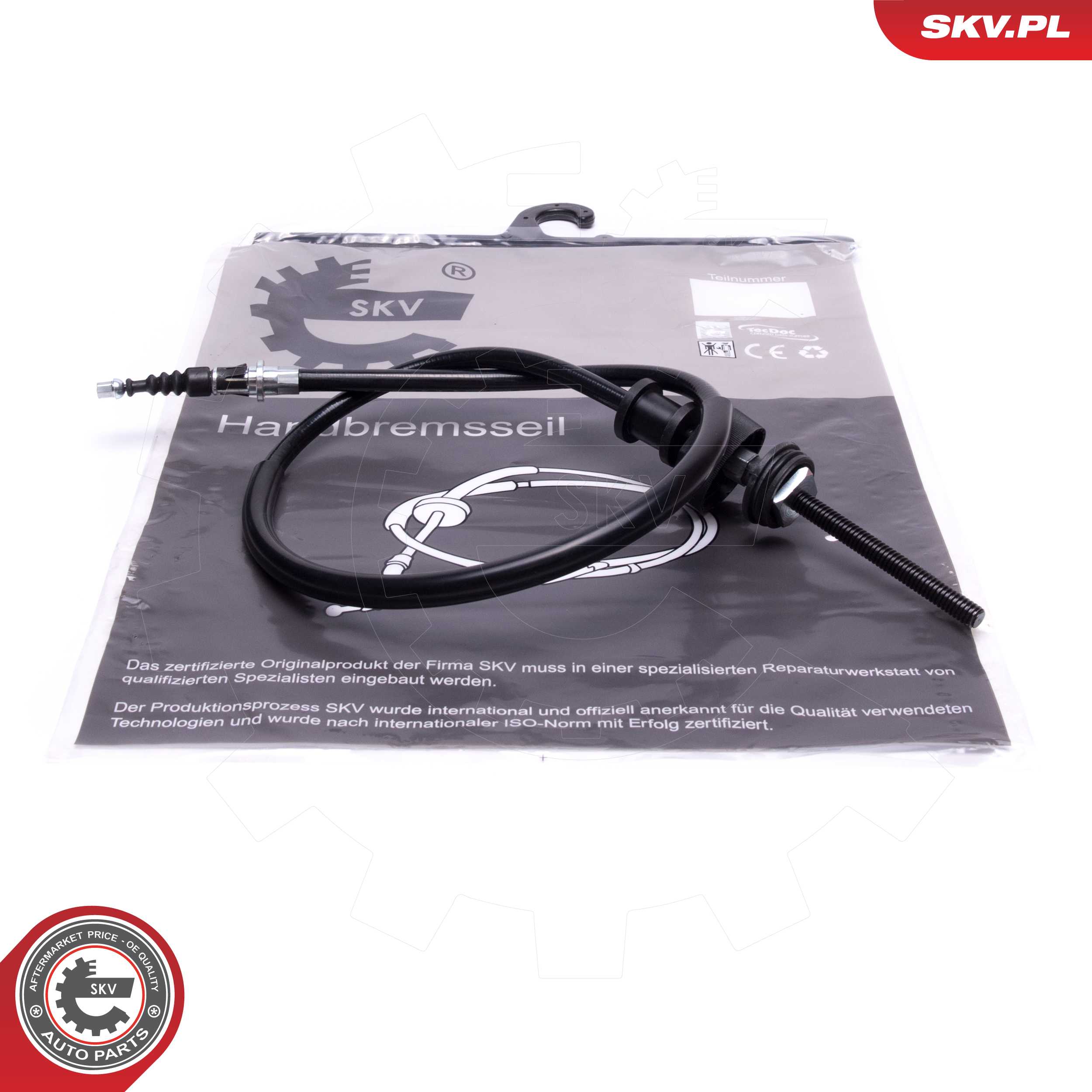 Cable Pull, parking brake ESEN SKV 26SKV884