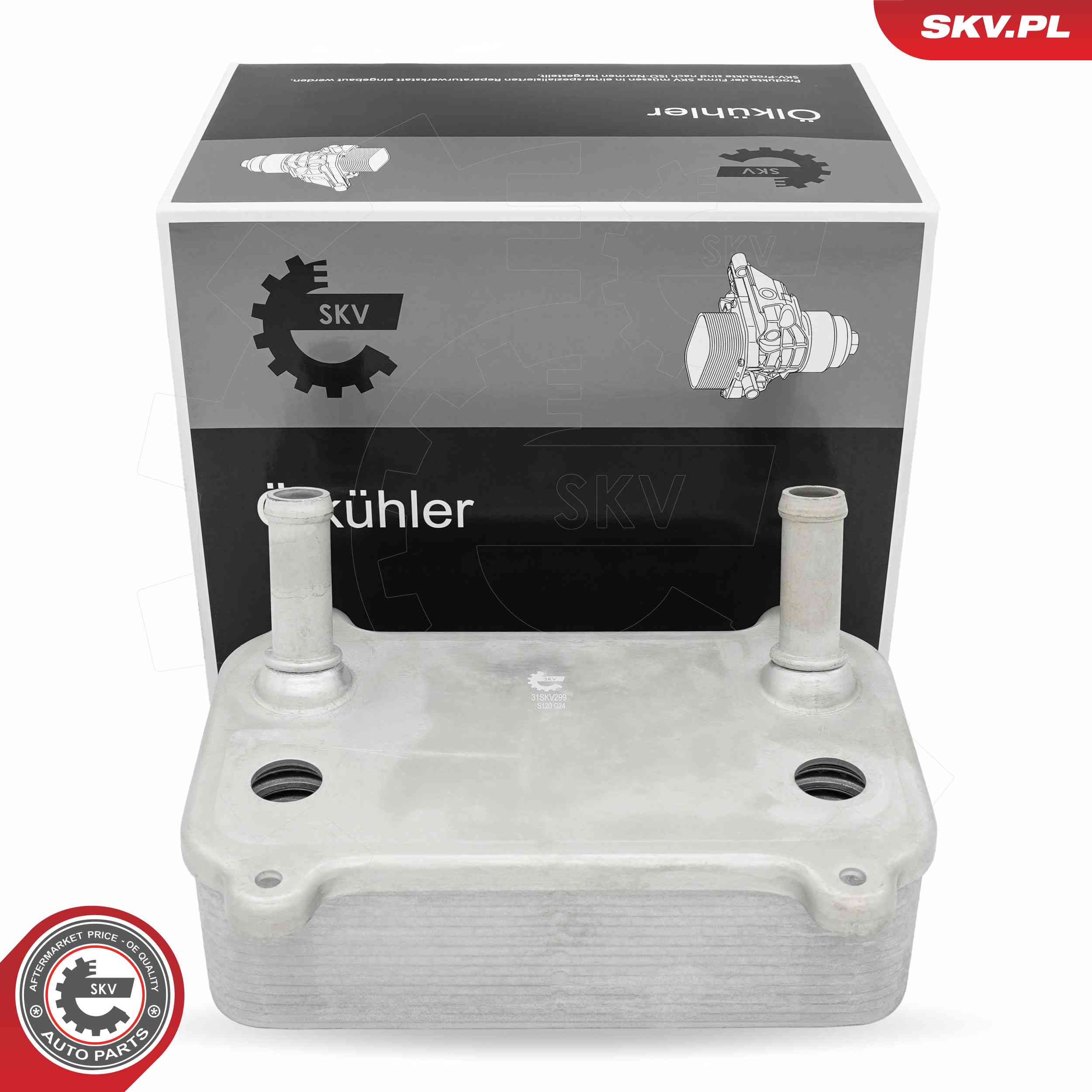 Oil Cooler, engine oil ESEN SKV 31SKV299