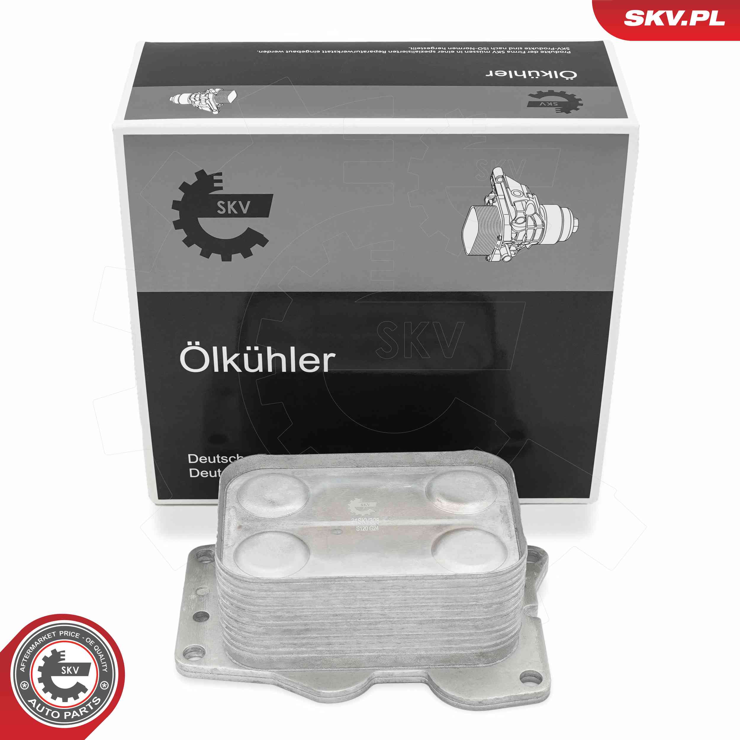 Oil Cooler, engine oil ESEN SKV 31SKV308
