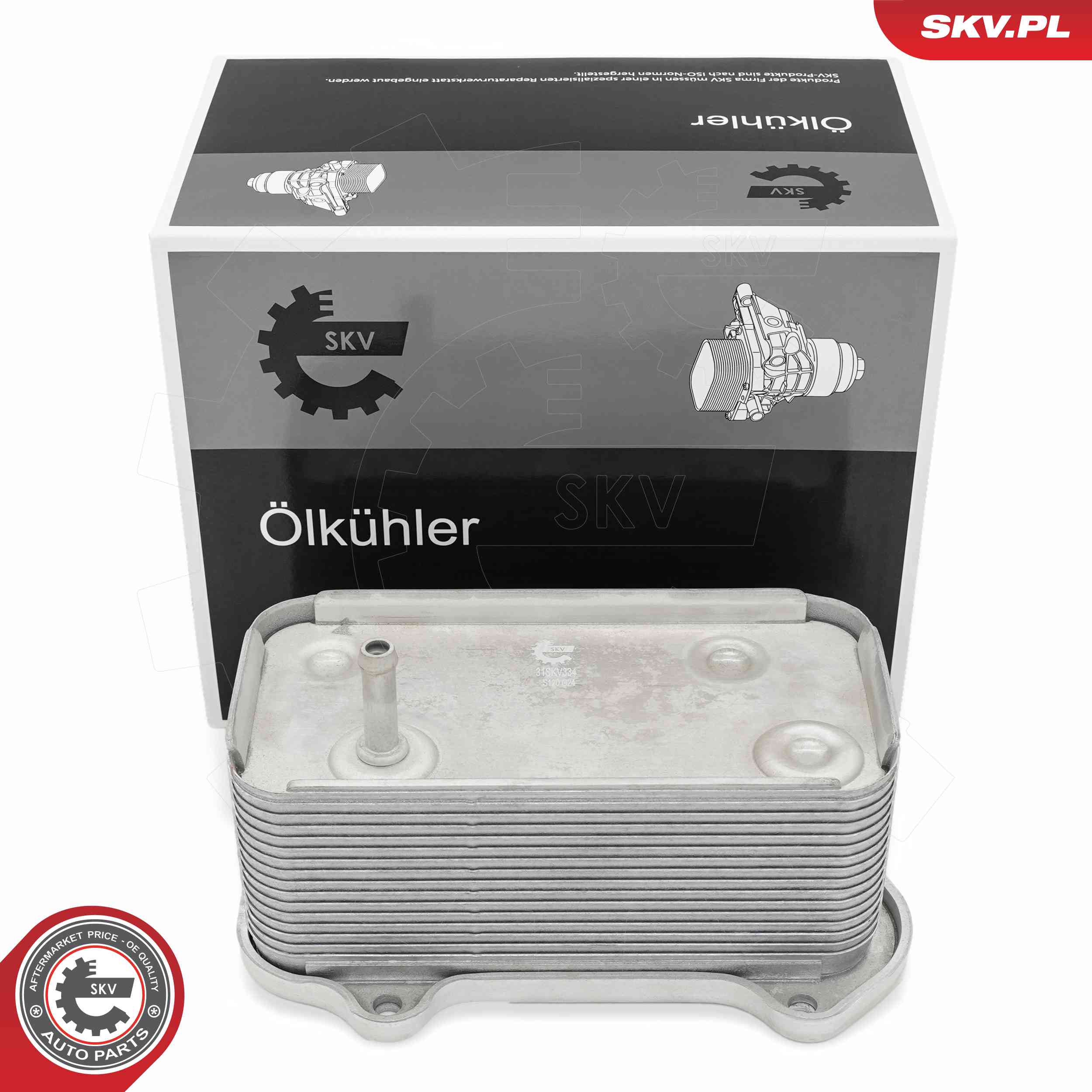 Oil Cooler, engine oil ESEN SKV 31SKV334