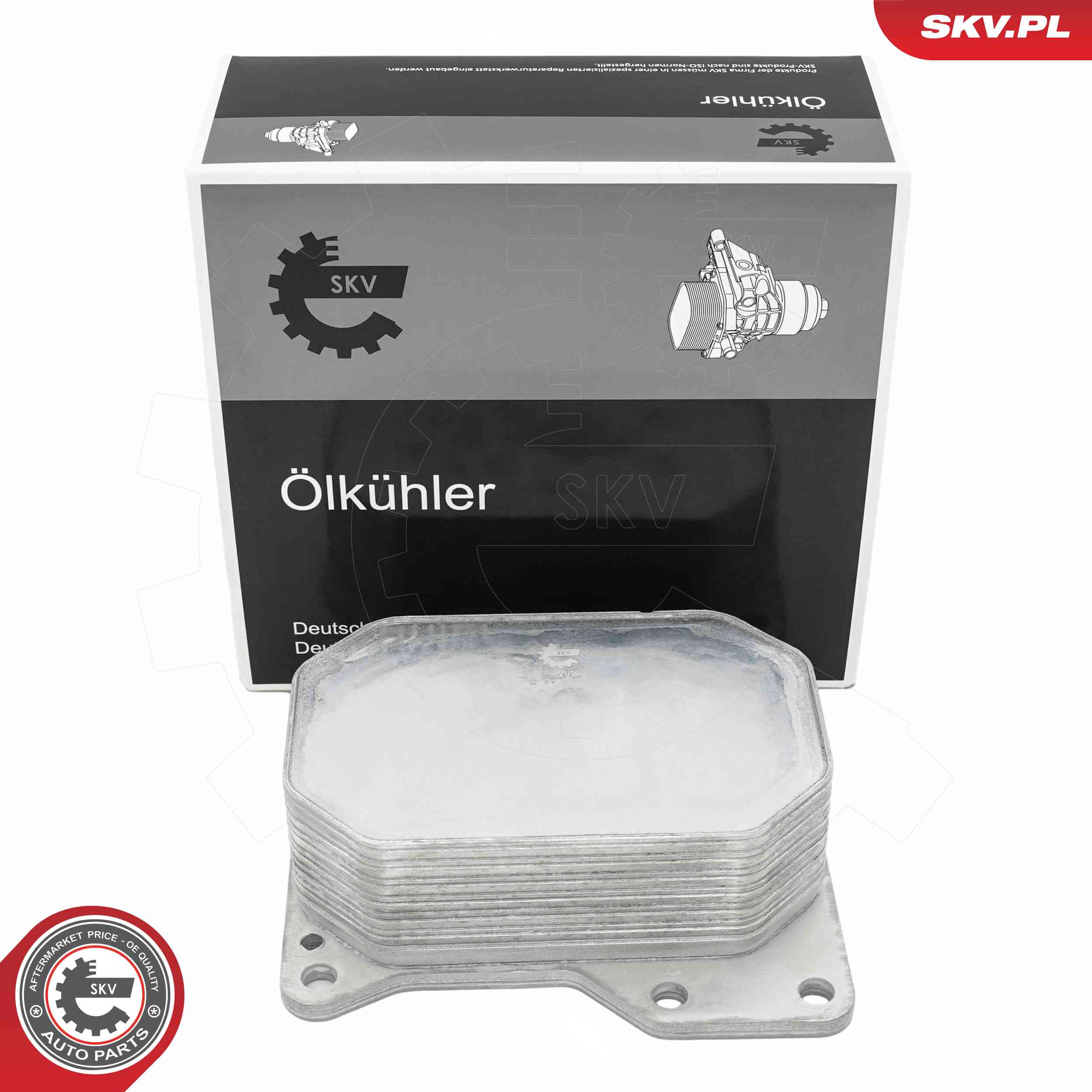 Oil Cooler, engine oil ESEN SKV 31SKV383