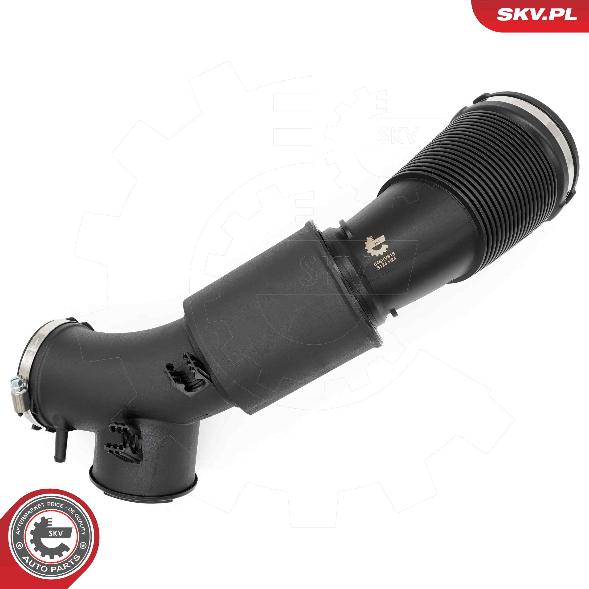 Tubo flexible de aspiración, filtro de aire ESEN SKV 54SKV818