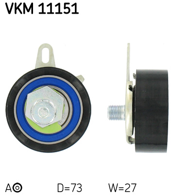 Tensioner Pulley, timing belt SKF VKM 11151