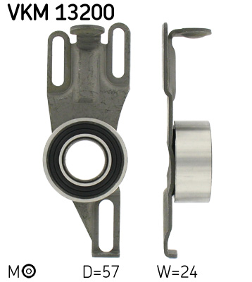 Tensioner Pulley, timing belt SKF VKM 13200