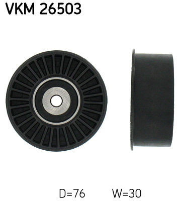 Deflection/Guide Pulley, timing belt SKF VKM 26503