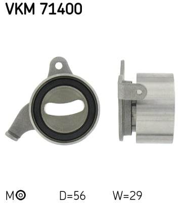 Tensioner Pulley, timing belt SKF VKM 71400