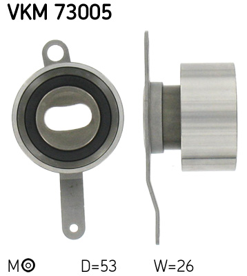 Tensioner Pulley, timing belt SKF VKM 73005