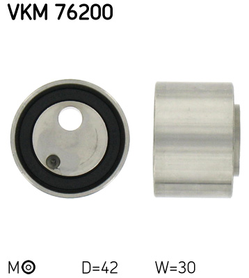 Tensioner Pulley, timing belt SKF VKM 76200