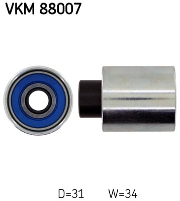 Deflection/Guide Pulley, timing belt SKF VKM 88007