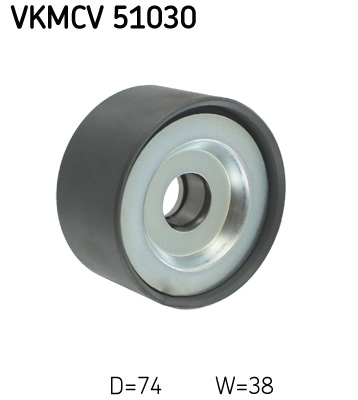 Deflection/Guide Pulley, V-ribbed belt SKF VKMCV 51030