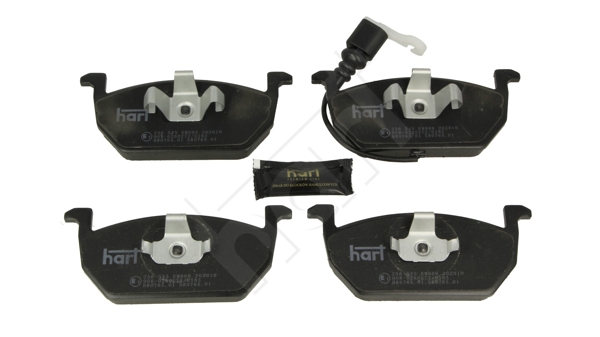 Brake Pad Set, disc brake HART 256 545
