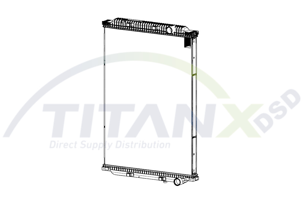 Radiator, engine cooling TITANX RX169029