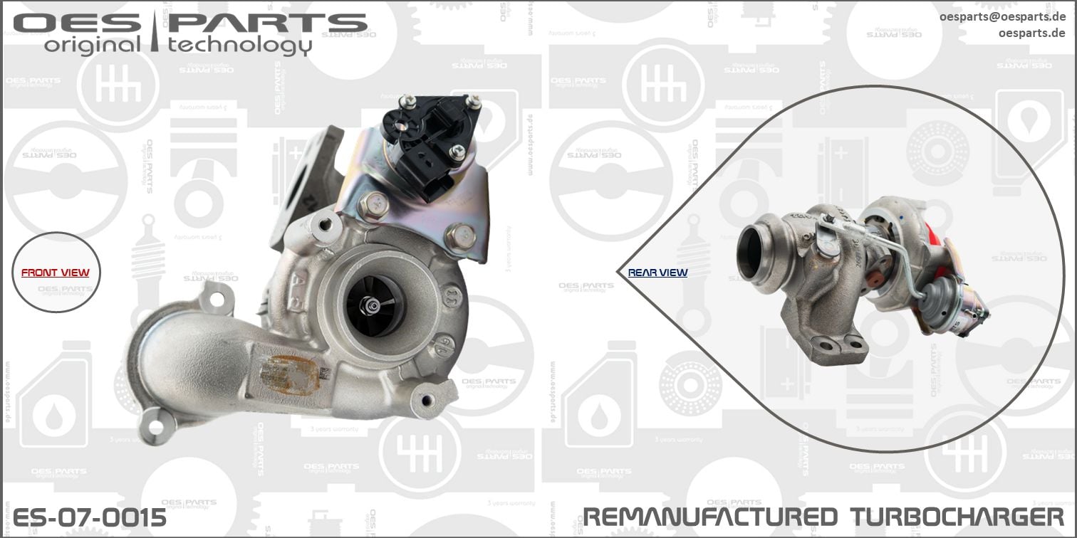 Turbocharger OES PARTS ES-07-0015
