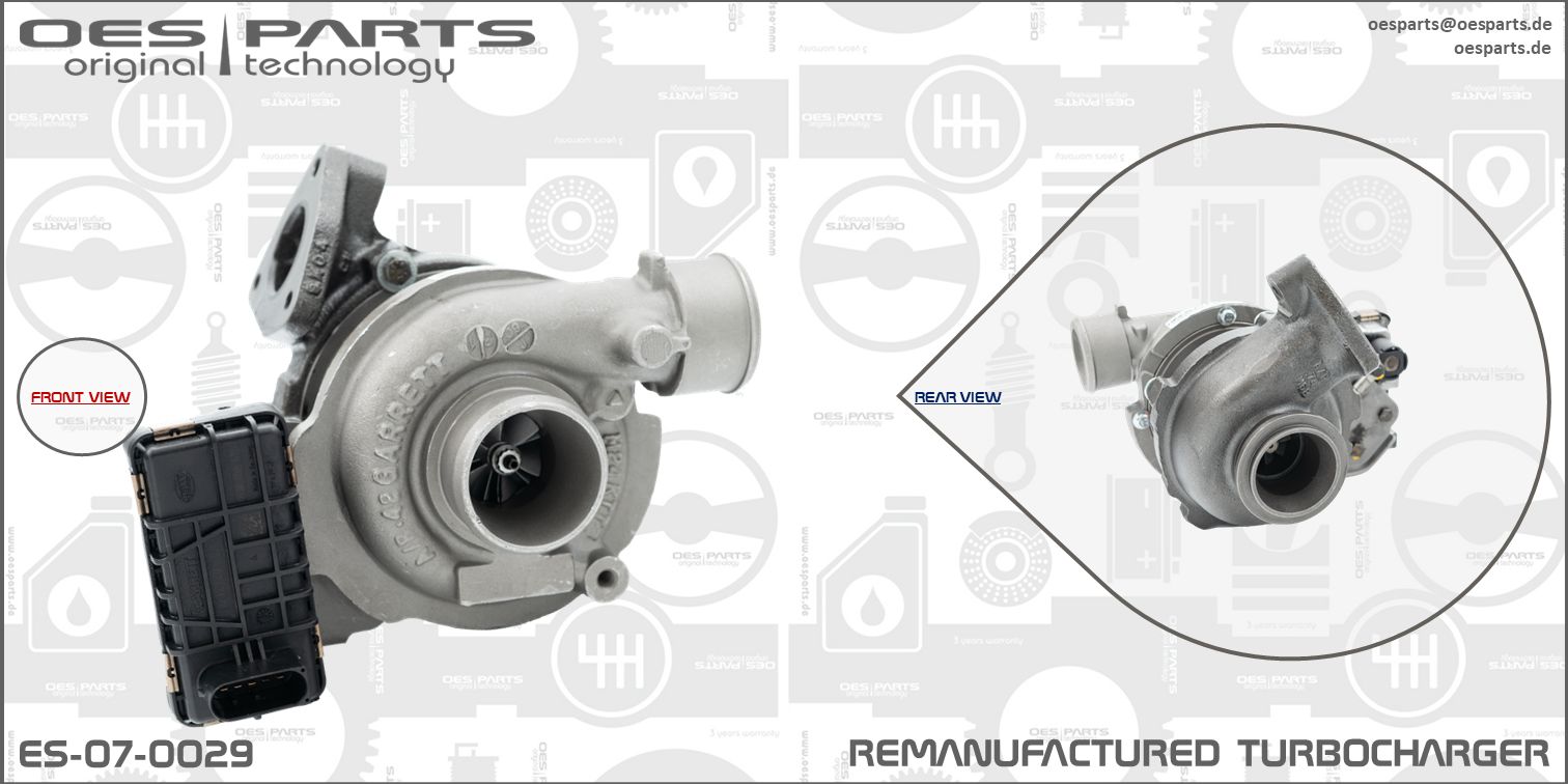 Turbocharger OES PARTS ES-07-0029
