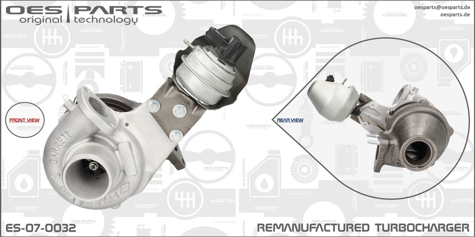 Turbocharger OES PARTS ES-07-0032