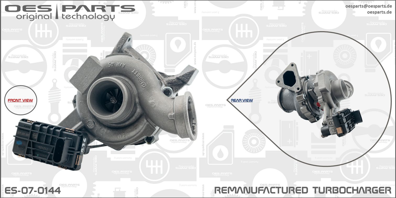 Turbocharger OES PARTS ES-07-0144