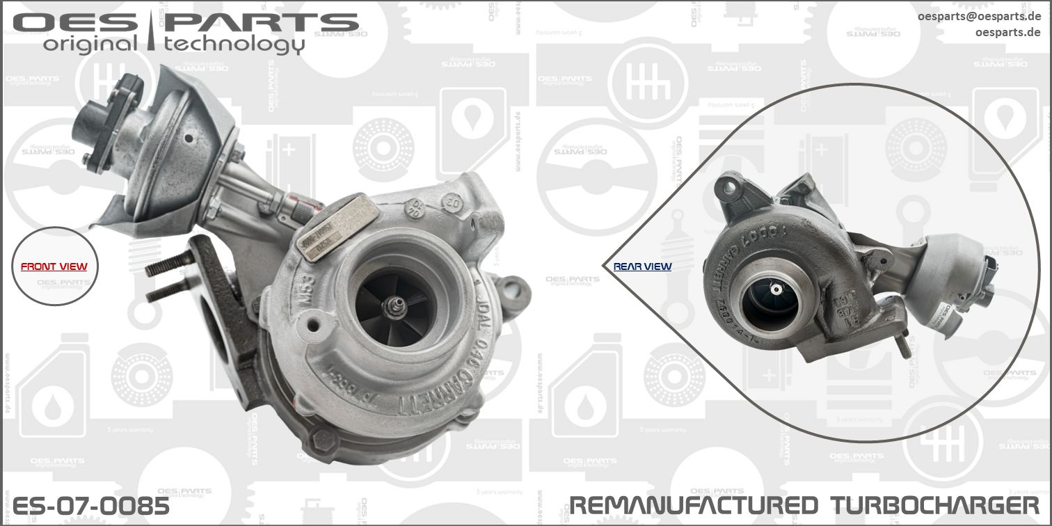Turbocharger OES PARTS ES-07-0085