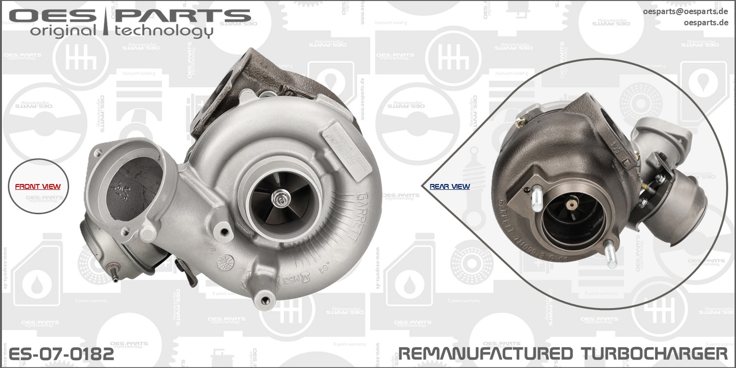 Turbocharger OES PARTS ES-07-0182