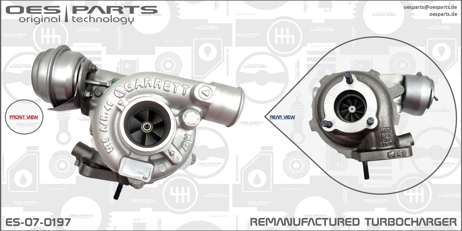 Turbocharger OES PARTS ES-07-0197
