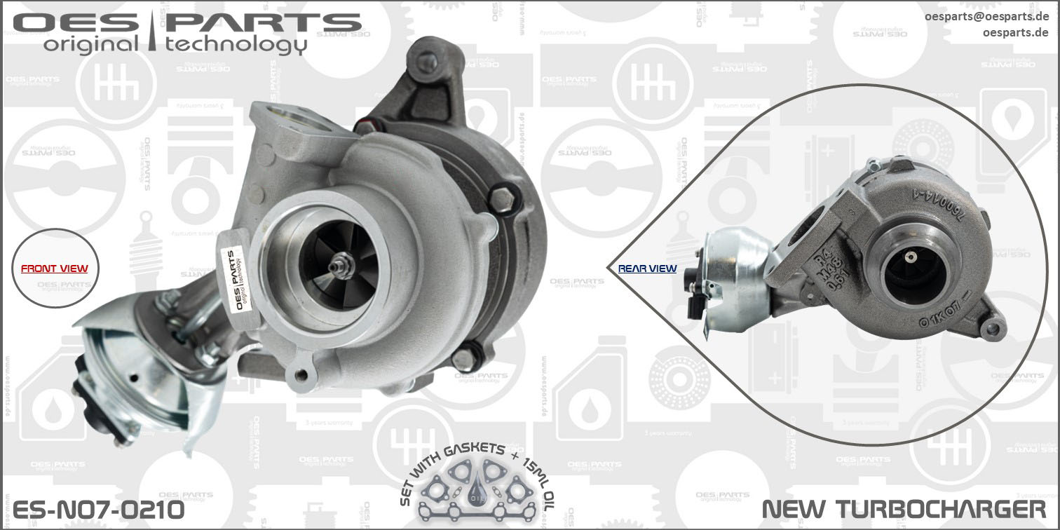 Turbocharger OES PARTS ES-N07-0210