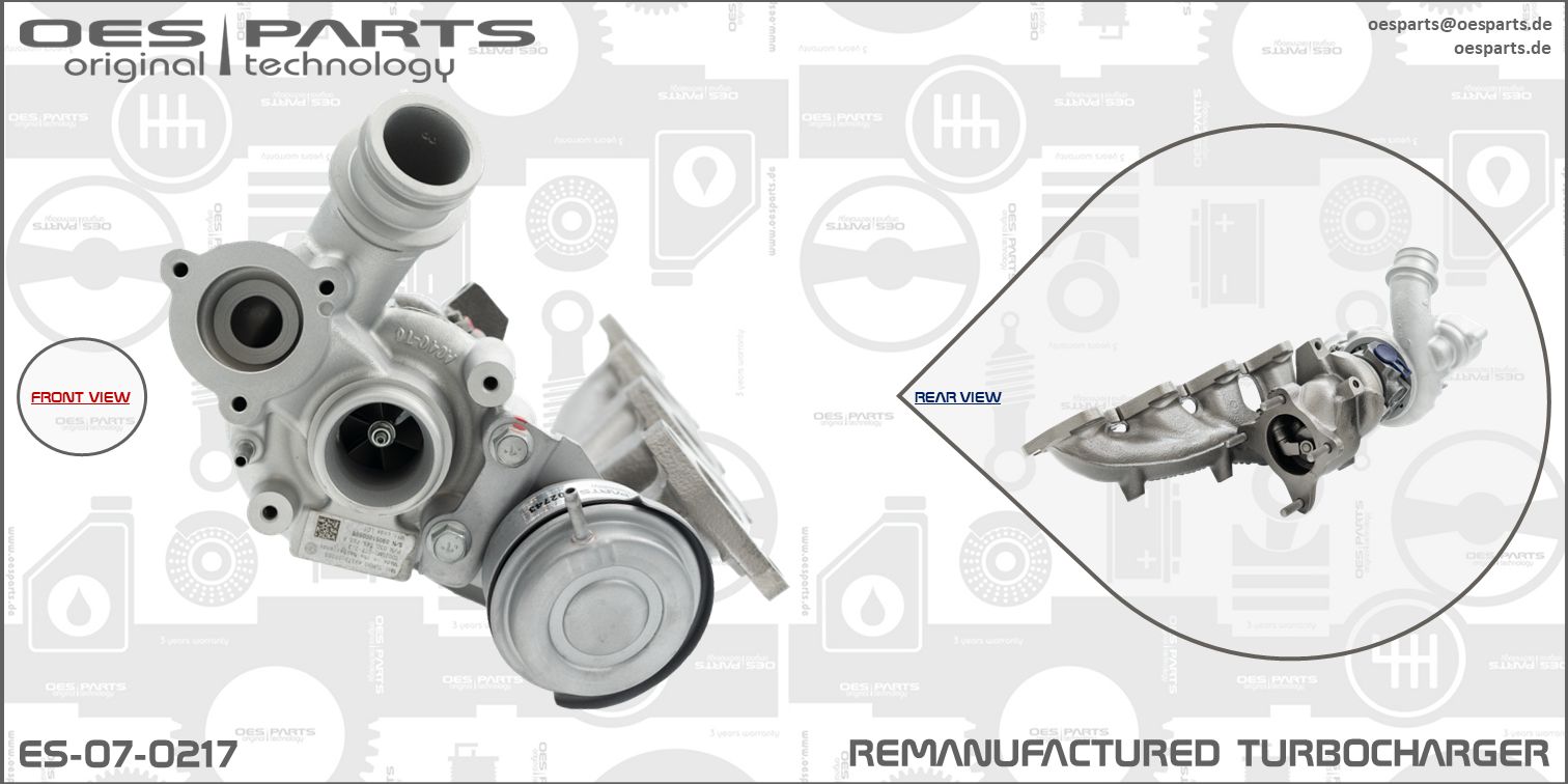 Turbocharger OES PARTS ES-07-0217
