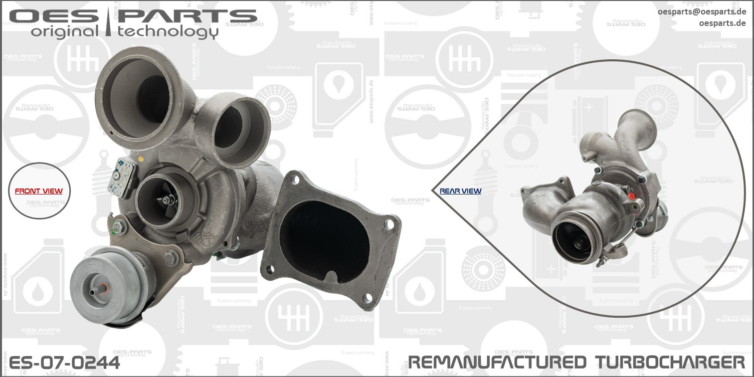 Turbocharger OES PARTS ES-07-0244
