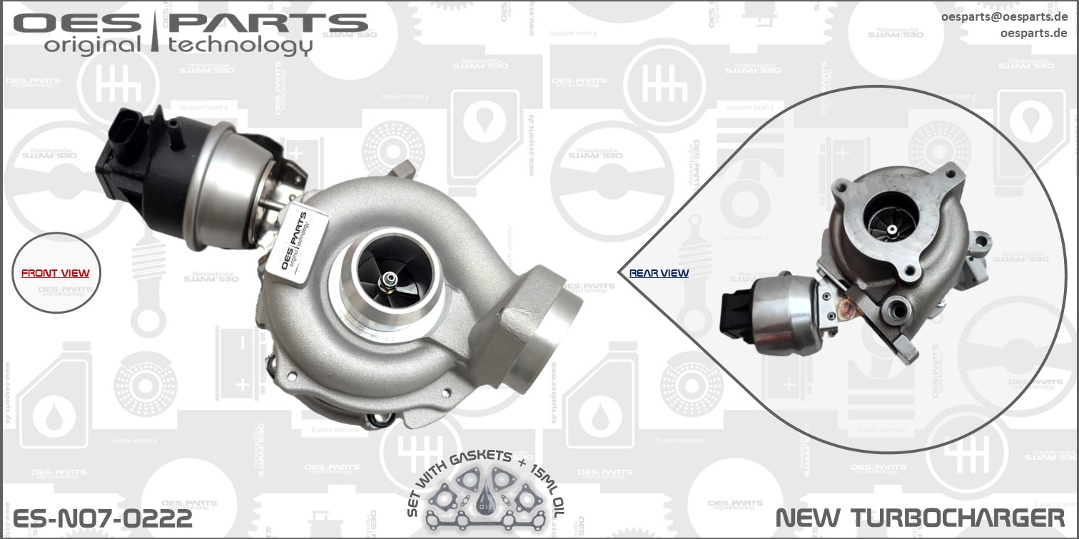 Turbocharger OES PARTS ES-N07-0222