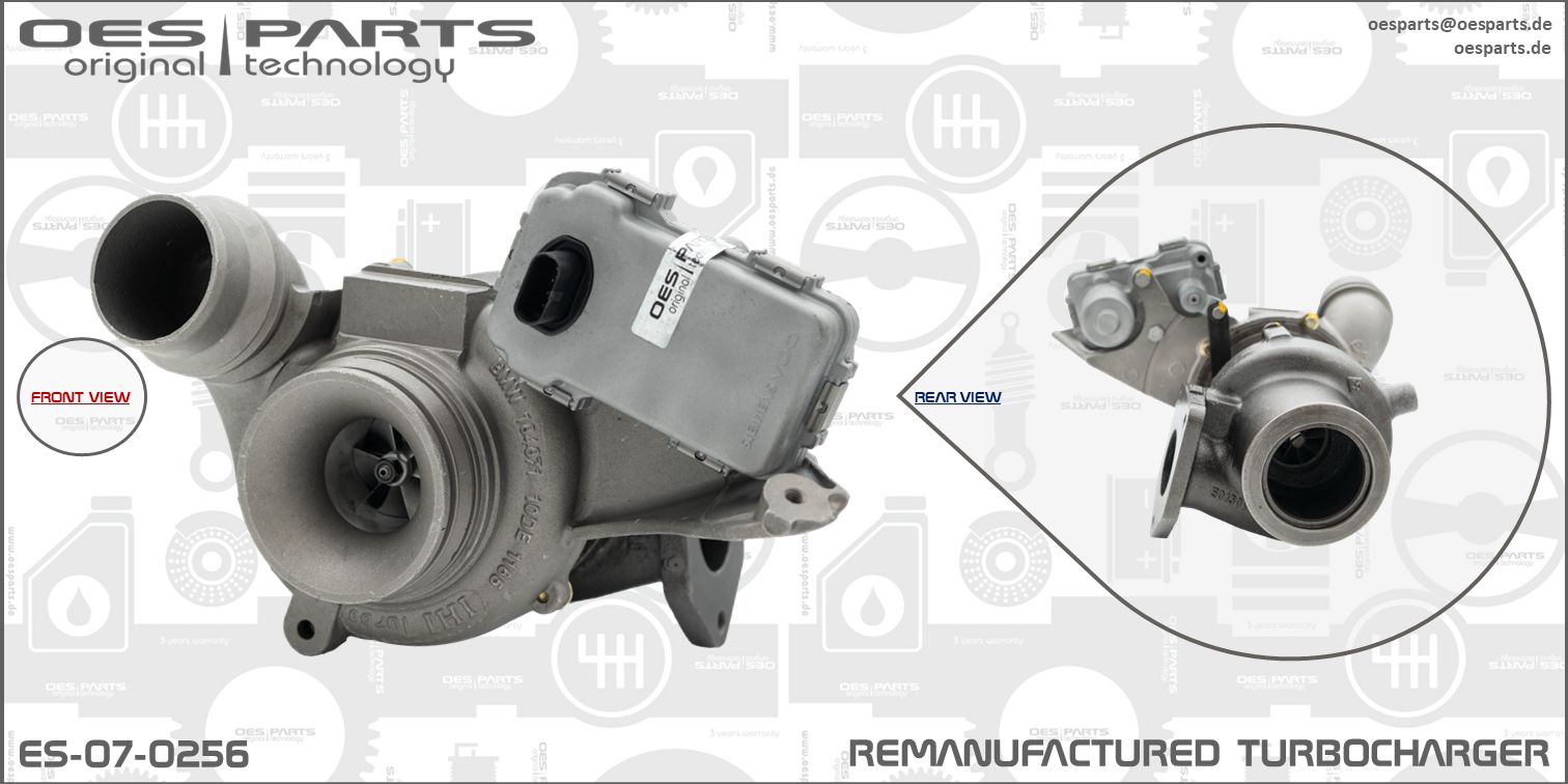 Turbocharger OES PARTS ES-07-0256