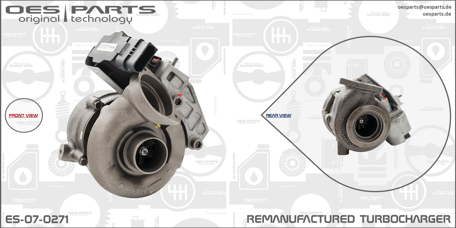 Turbocharger OES PARTS ES-07-0271