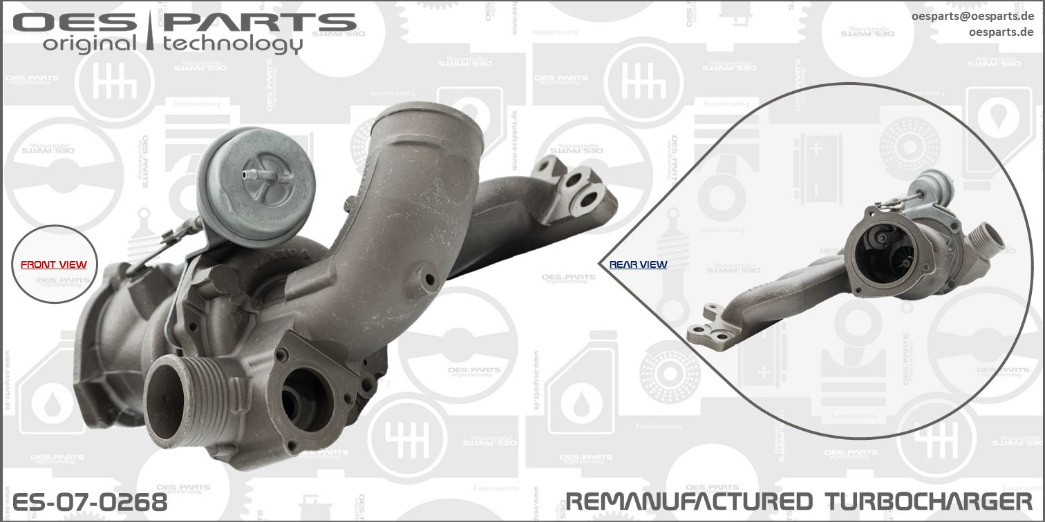 Turbocharger OES PARTS ES-07-0268