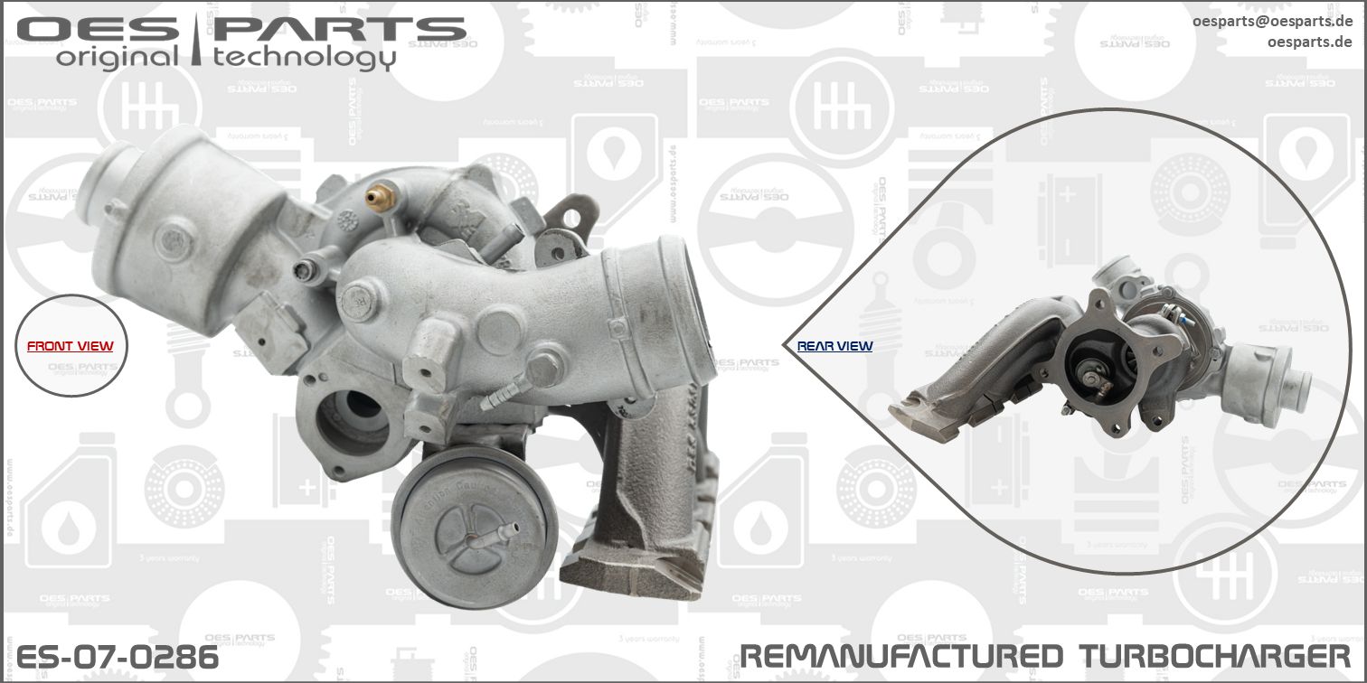 Turbocharger OES PARTS ES-07-0286