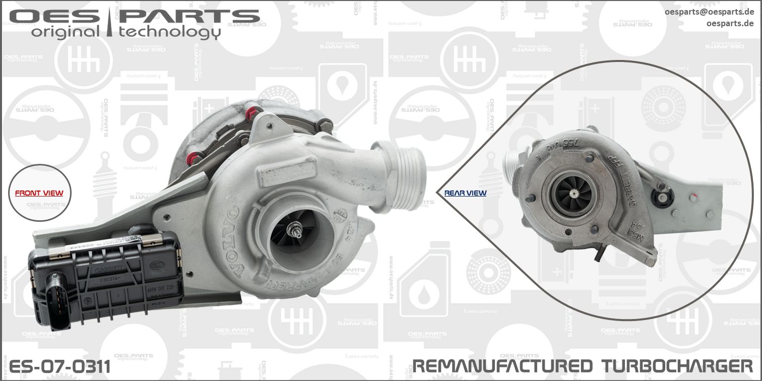 Turbocharger OES PARTS ES-07-0311