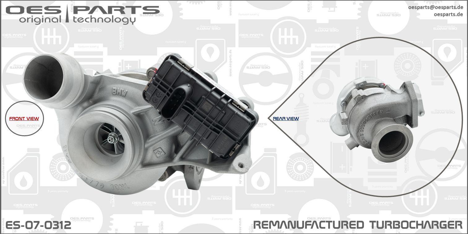 Turbocharger OES PARTS ES-07-0312