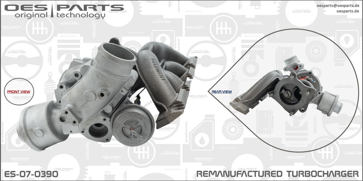 Turbocharger OES PARTS ES-07-0390