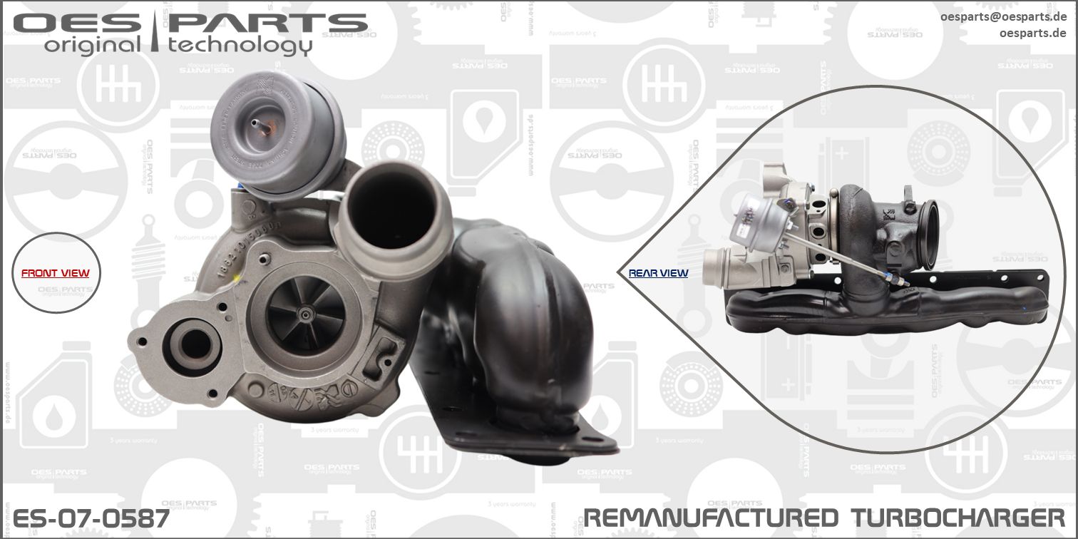 Turbocharger OES PARTS ES-07-0587