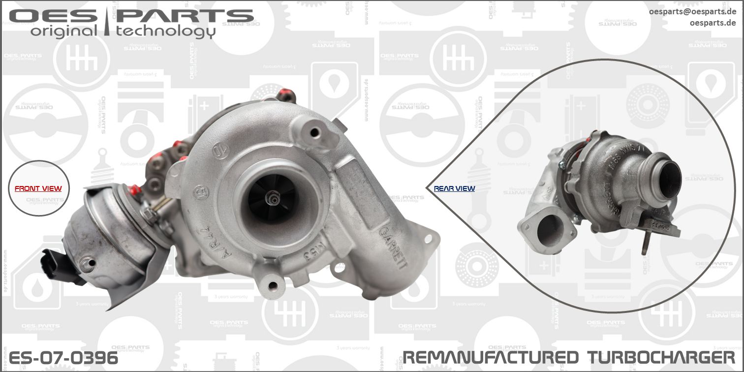 Turbocharger OES PARTS ES-07-0396