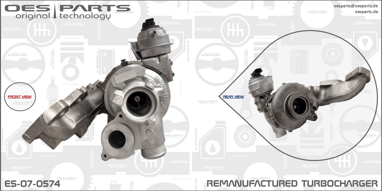 Turbocharger OES PARTS ES-07-0574