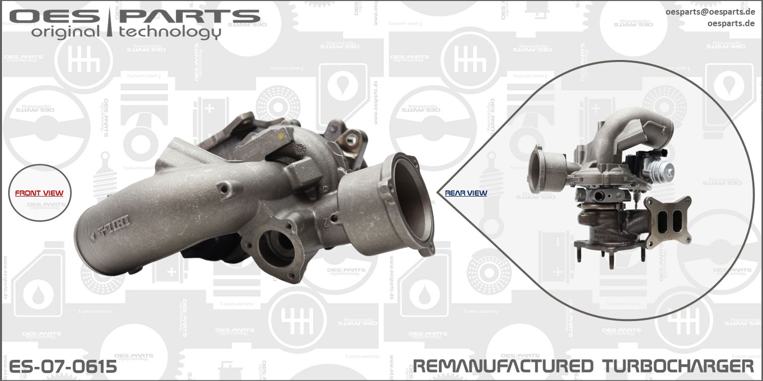 Turbocharger OES PARTS ES-07-0615