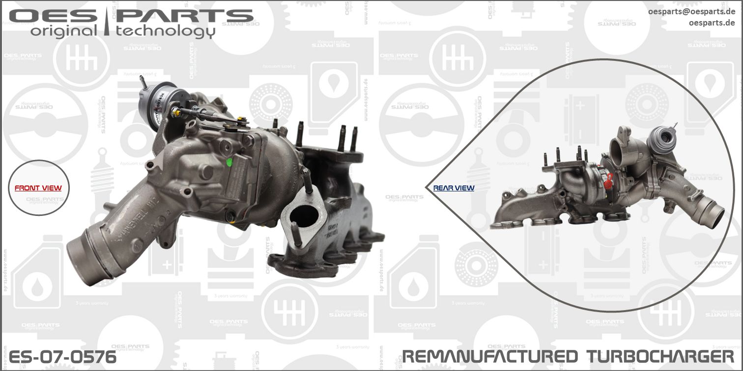 Turbocharger OES PARTS ES-07-0576