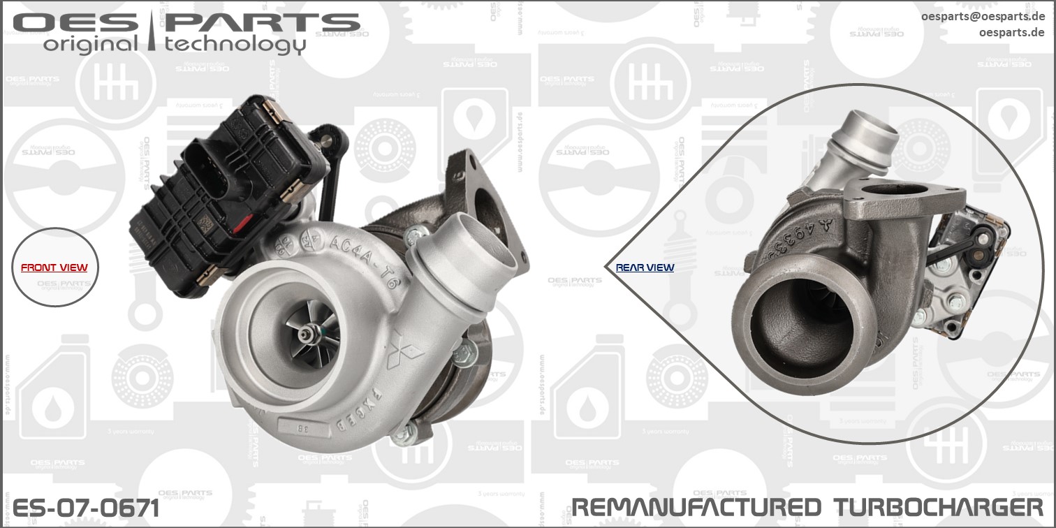 Turbocharger OES PARTS ES-07-0671