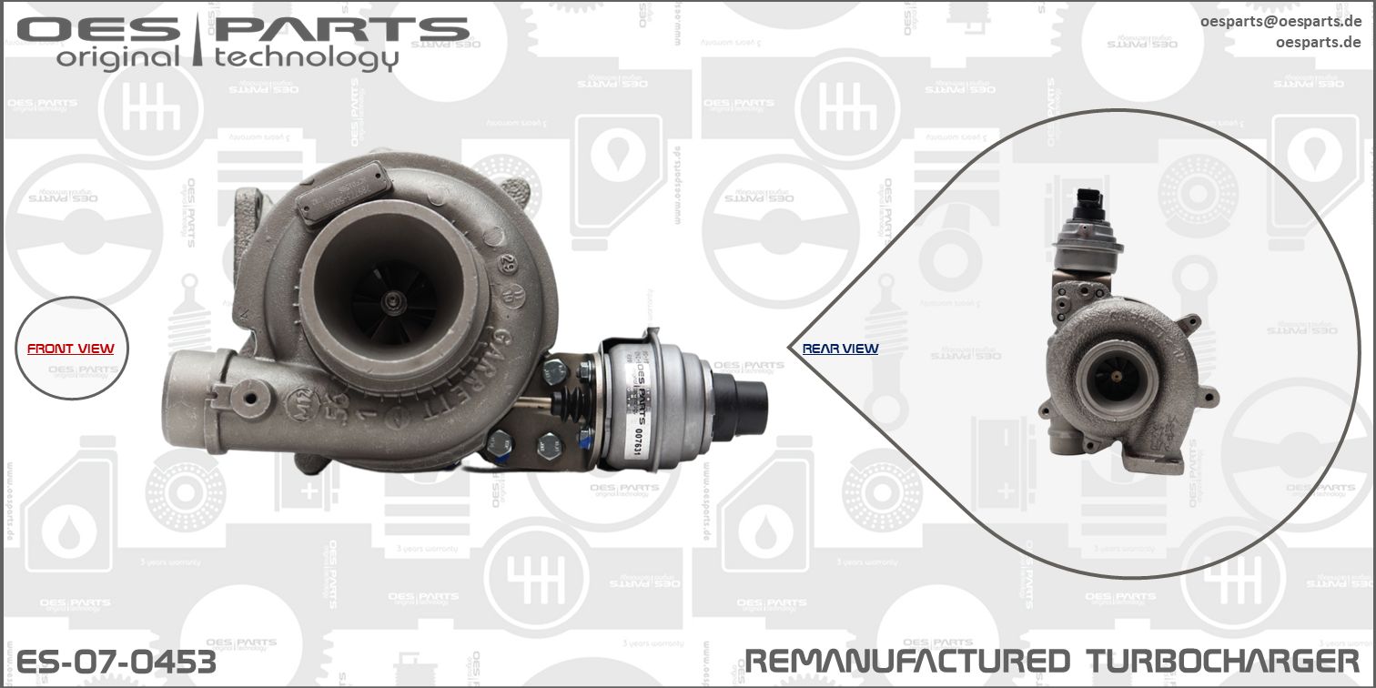 Turbocharger OES PARTS ES-07-0453