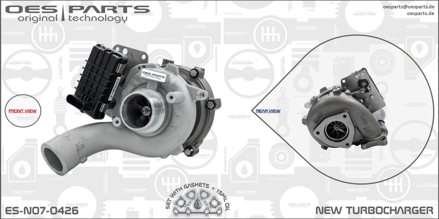 Turbocharger OES PARTS ES-N07-0426