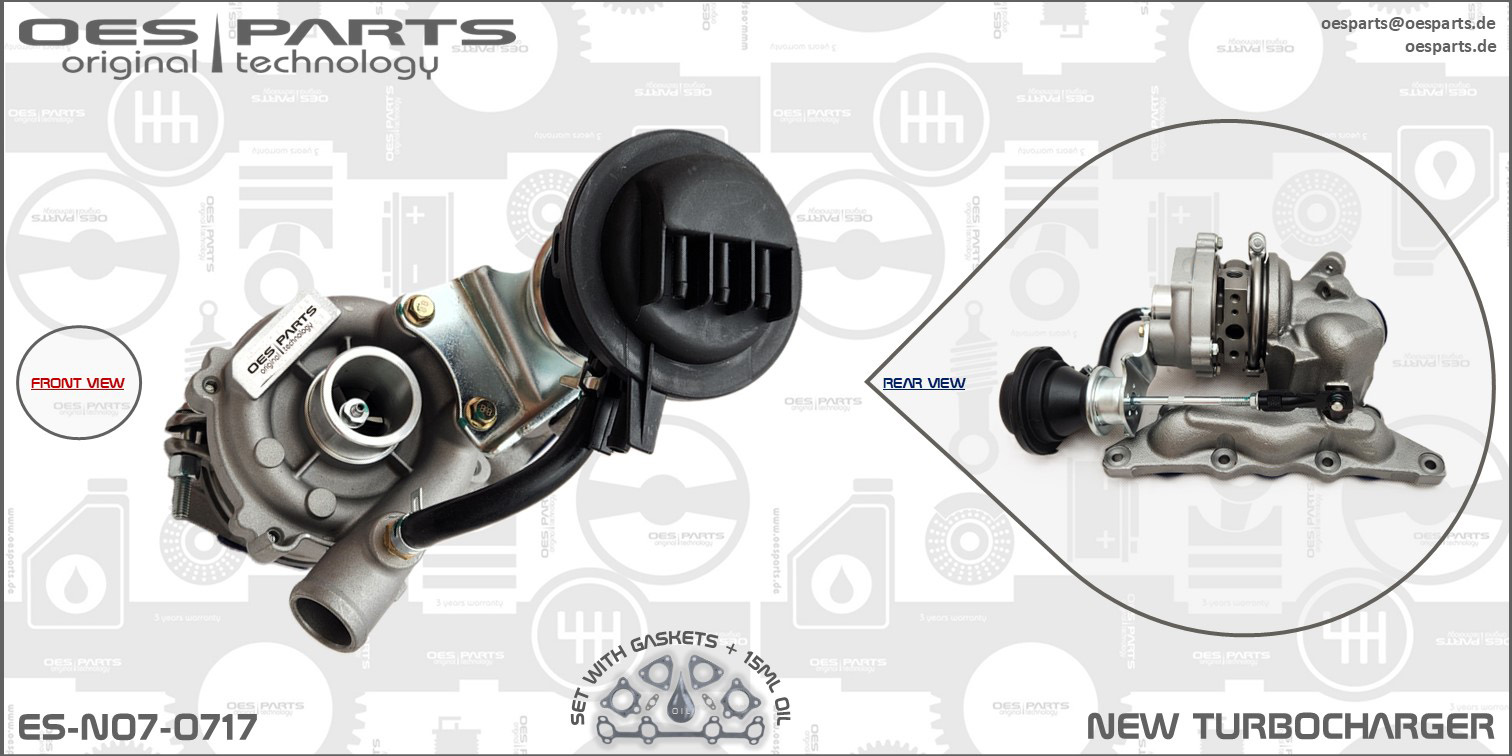Turbocharger OES PARTS ES-N07-0717