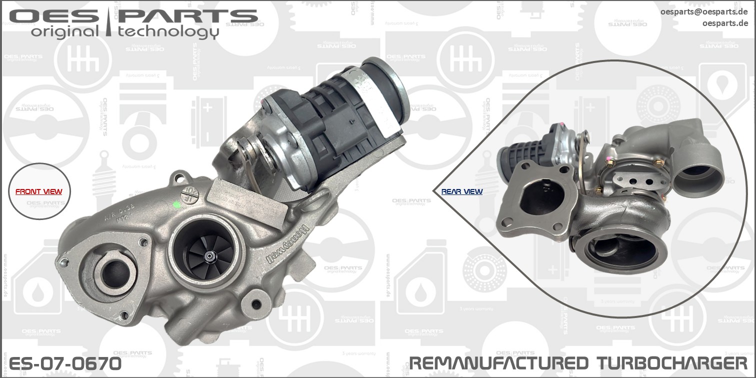 Turbocharger OES PARTS ES-07-0670